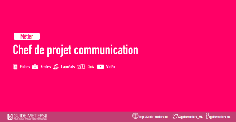 Chef de projet communication  métier, formation, salaires,