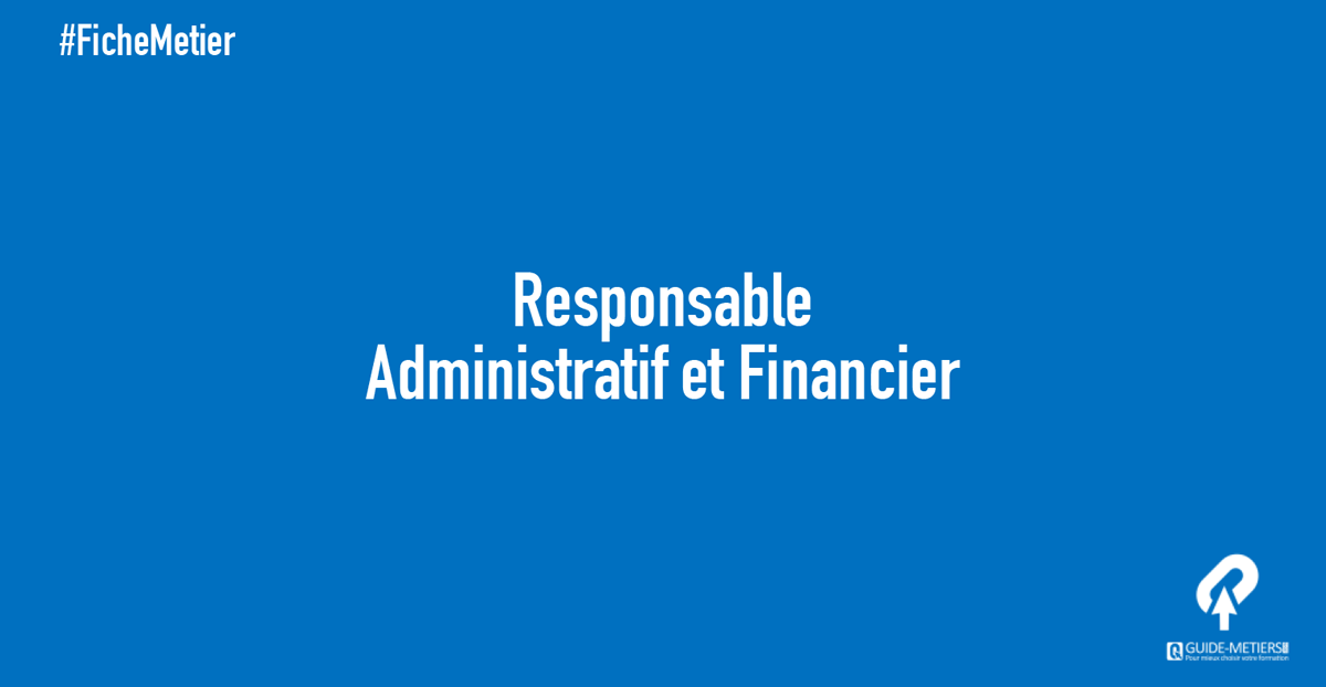 Responsable Administratif Et Financier Metier Formation