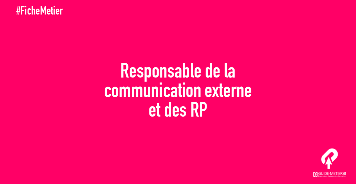 Responsable Communication Externe Rp Metier Formation Salaires Guide Metiers Ma